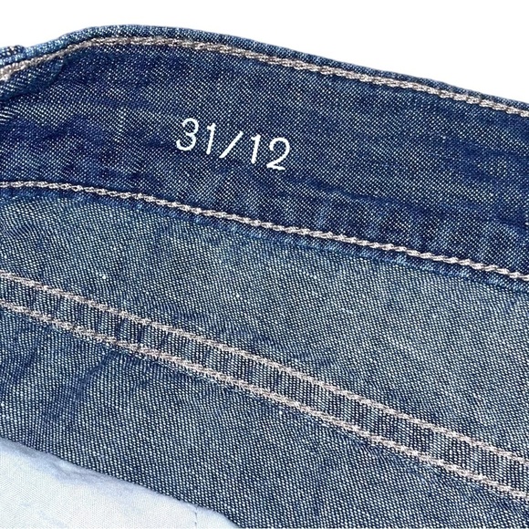 Ann Taylor LOFT Size 31/12 Cotton/Linen Cuffed 5 Pocket Shorts - Picture 4 of 4